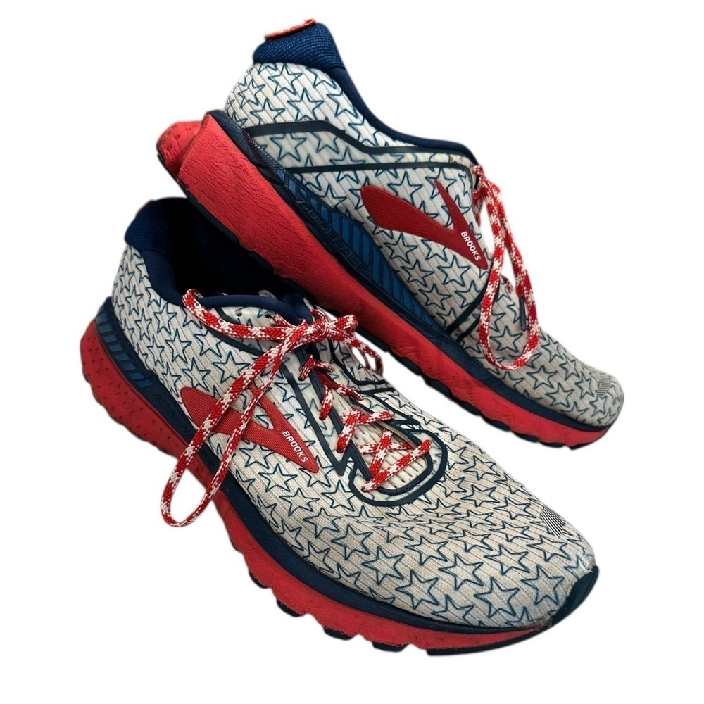 Brooks Adrenaline GTS 20 Run USA Stars 4th of July Women's Shoes - Sz 11.5